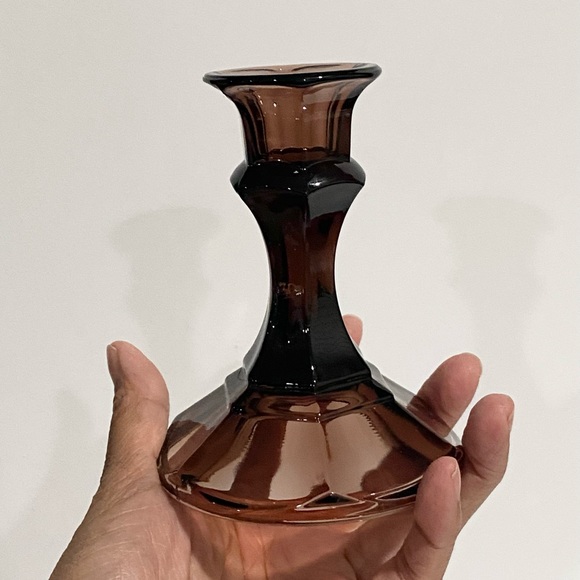 Vintage Amethyst Candle Stick Holders - Picture 3 of 3